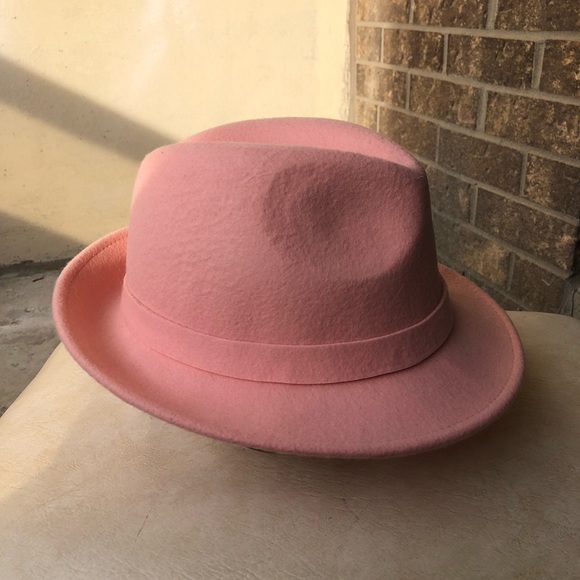 Trilby Wool Pink Hat - Picture 8 of 8